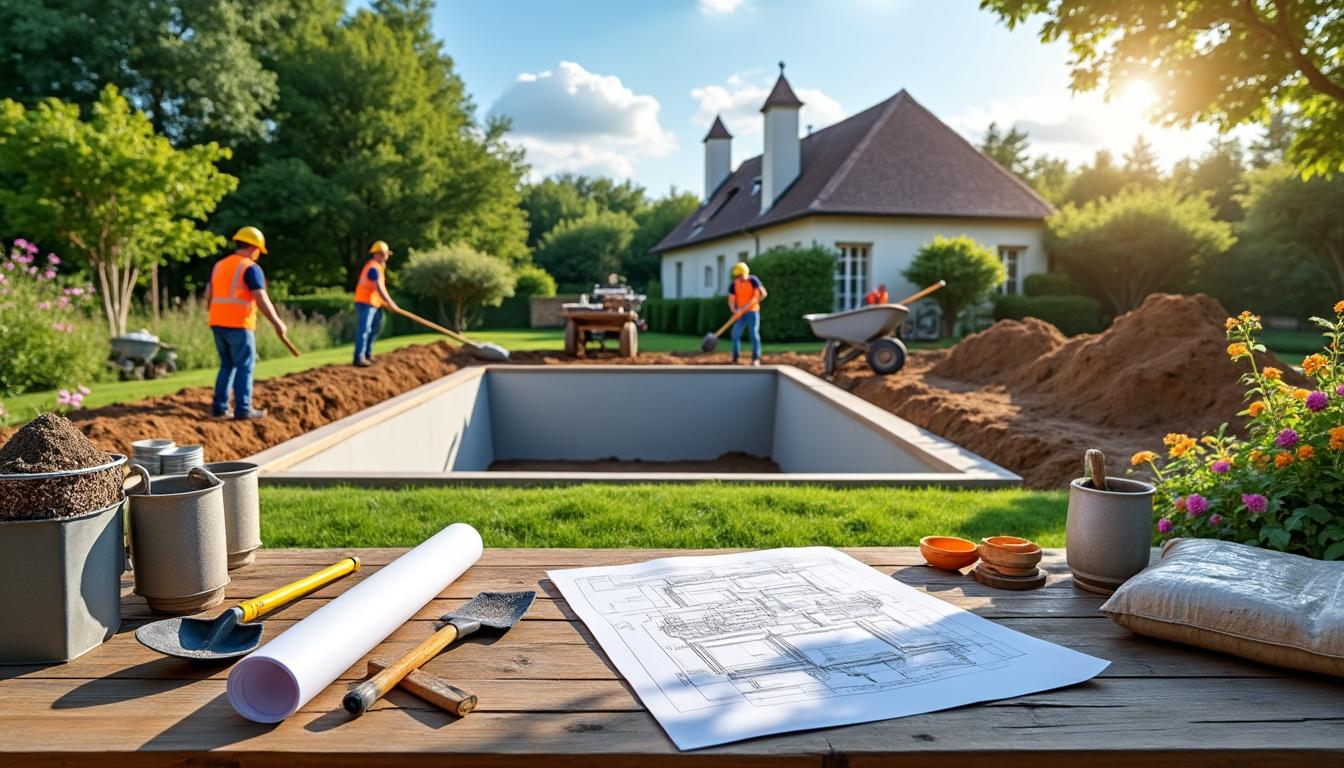 découvrez les étapes essentielles pour réussir l'installation de votre piscine en dur en france. suivez nos conseils pratiques, de la planification à la finition, et transformez votre espace extérieur en un véritable coin de paradis.