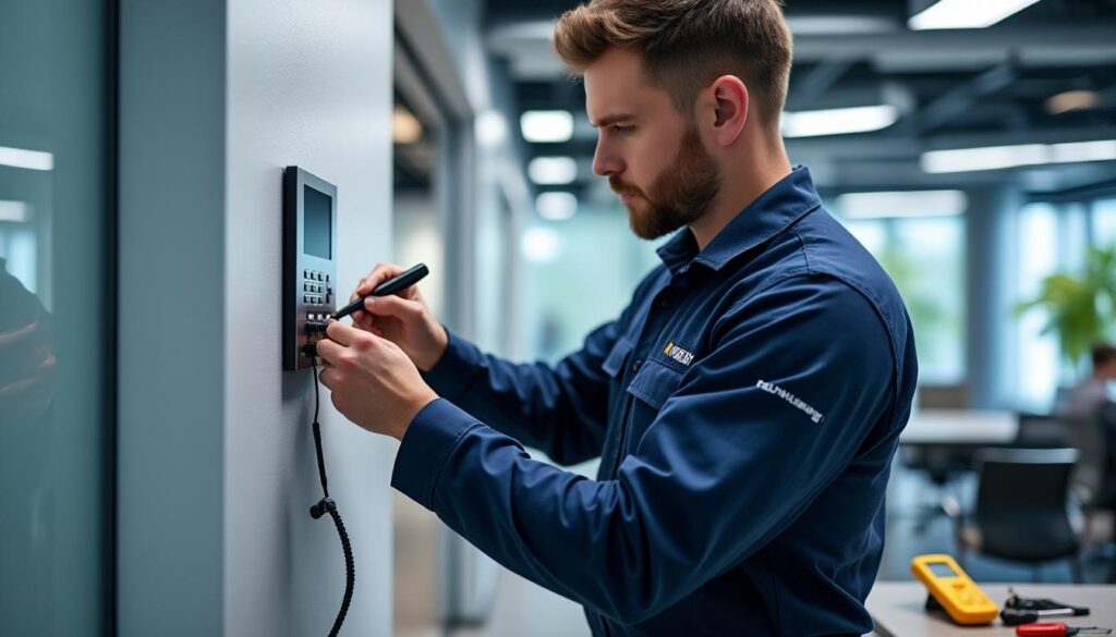 optez pour une installation professionnelle d’interphones, disponible partout en france. sécurisez et modernisez vos accès avec nos experts qualifiés. devis gratuit et intervention rapide.